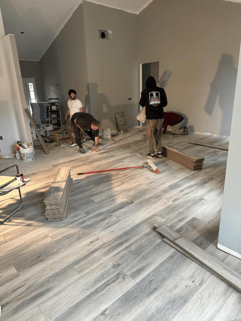 New build crew working in Michigan