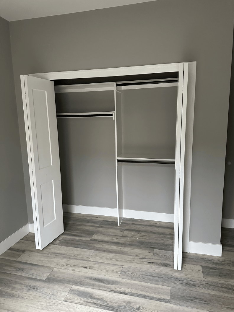 bedroom closet remodel and addition in Michigan