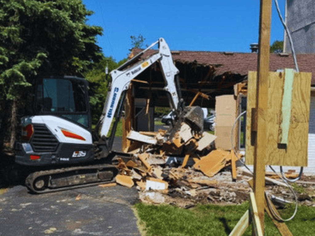 Demolition of Fire damage for restoration in Michigan