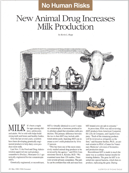 Art made on computer for FDA Consumer Magazine