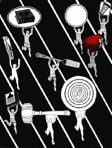 Pen & Ink & Collage for FDA Consumer Magazine