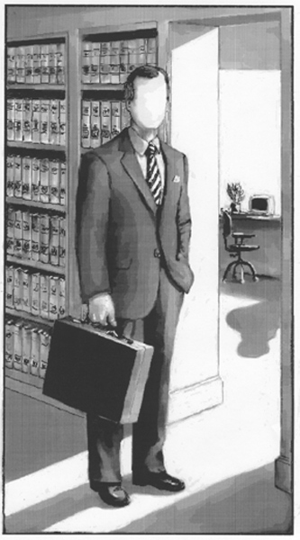 Illustration drawn on computer for Legal Times