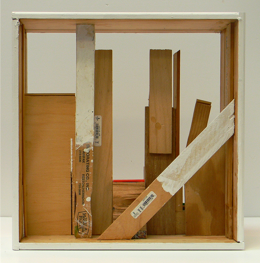 Construction. Rear of previous of work.