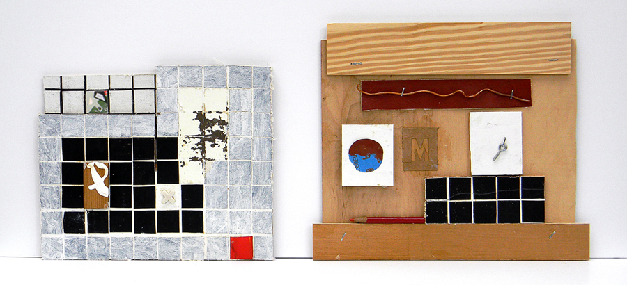 The one on the right is about eleven inches square.