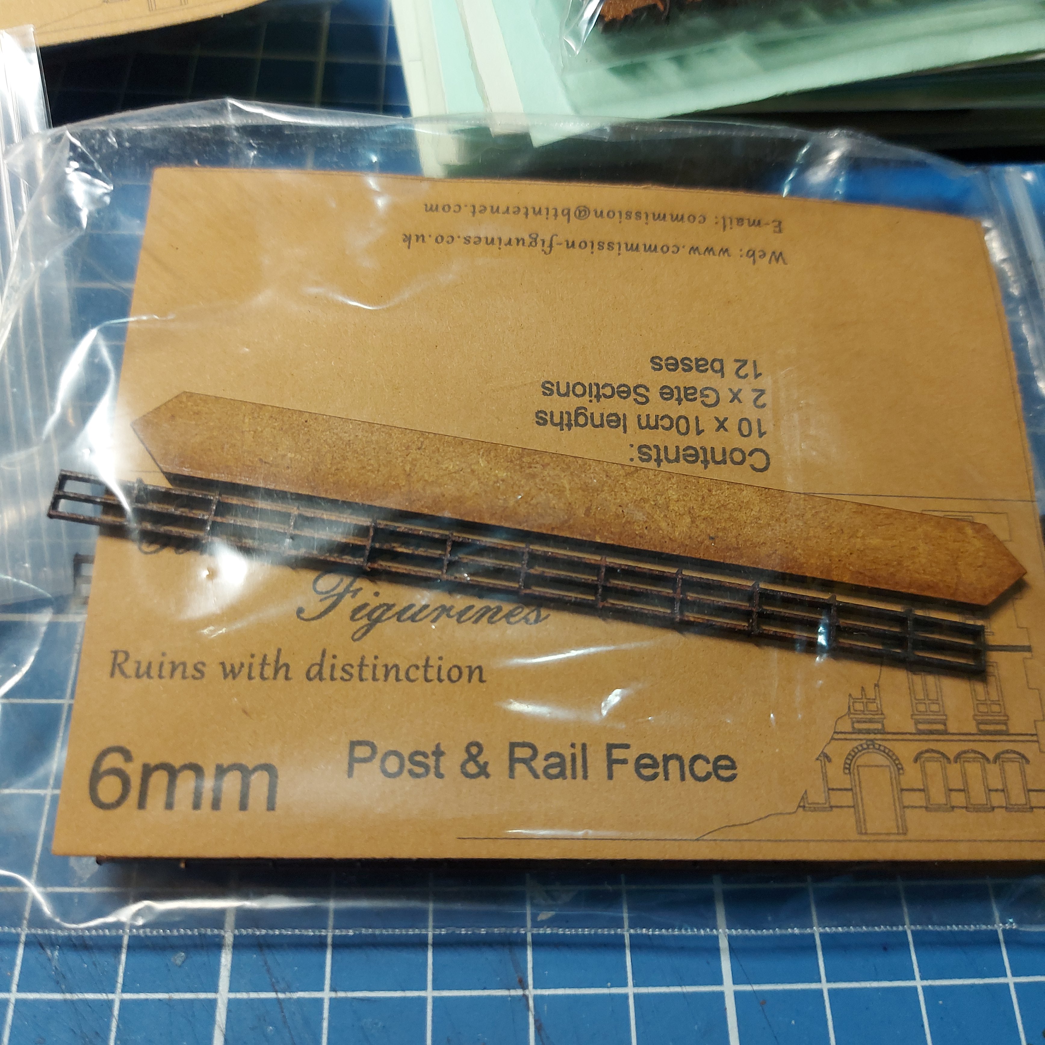 Just over 1 metre of Post and Rail Fence