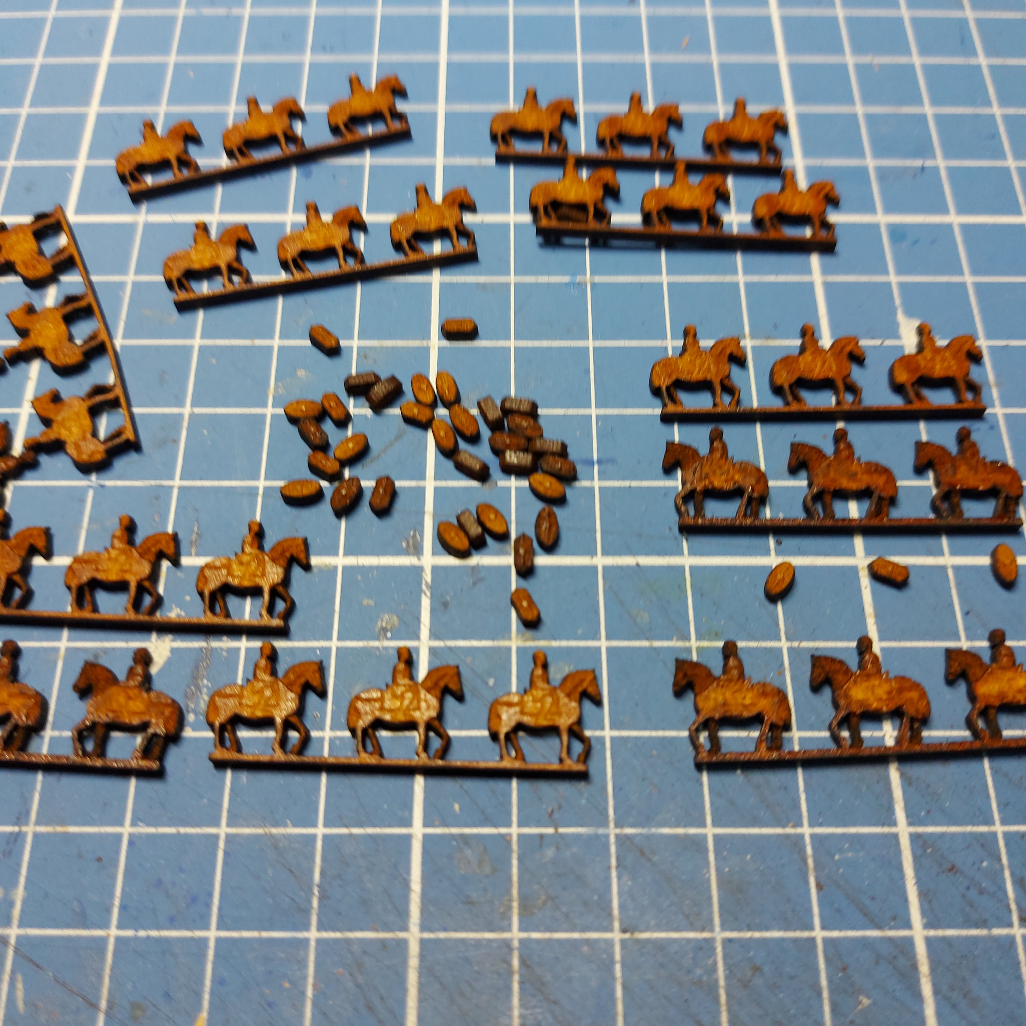 Roman Auxiliary Cavalry (Thracian). Separate shields in the centre