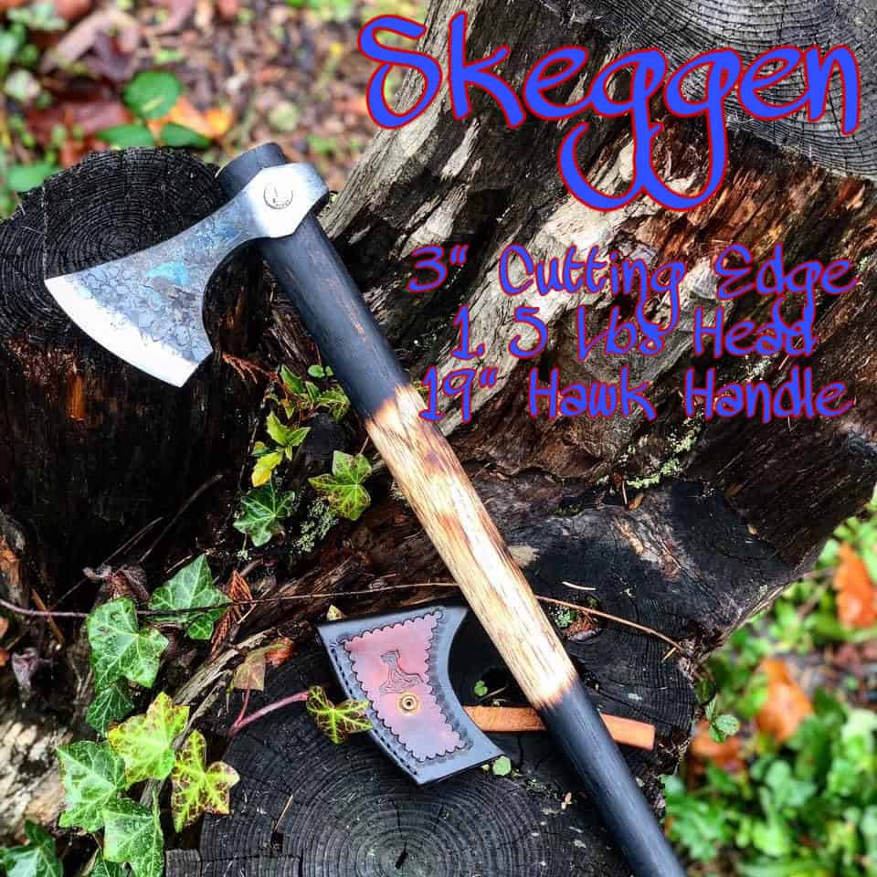 Skeegen Axe with specs Thorson Forge Skeegen Axe with Tomahawk handle
