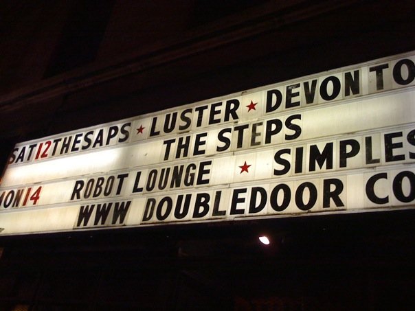 Headlining Double Door with our friends LUSTER