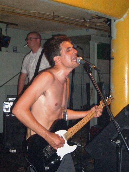 That shirt never stays on...