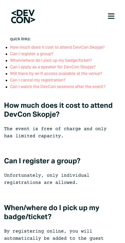 Those Things Work Devcon Website - Elegant Space Design - Full HD