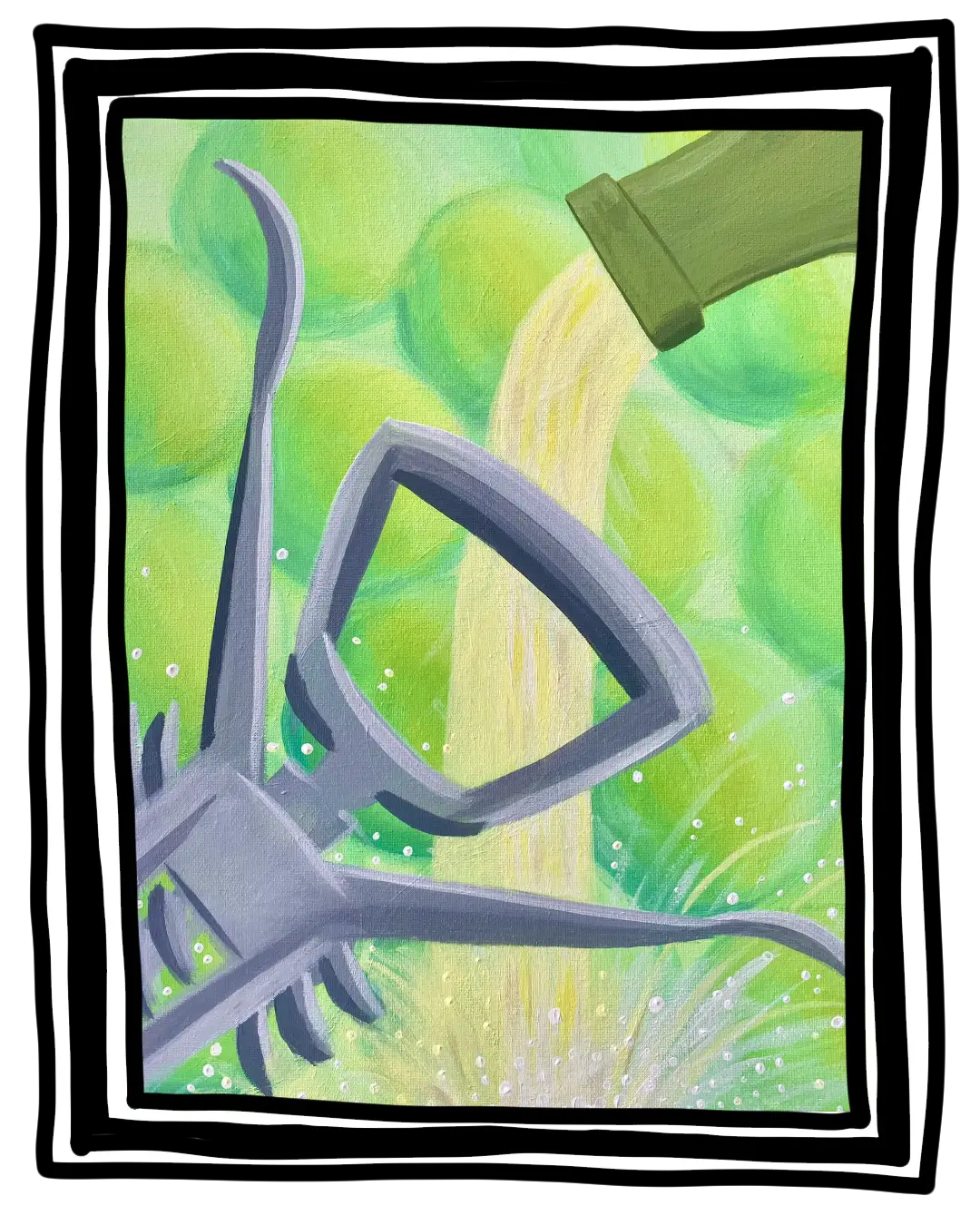 wine time painting option