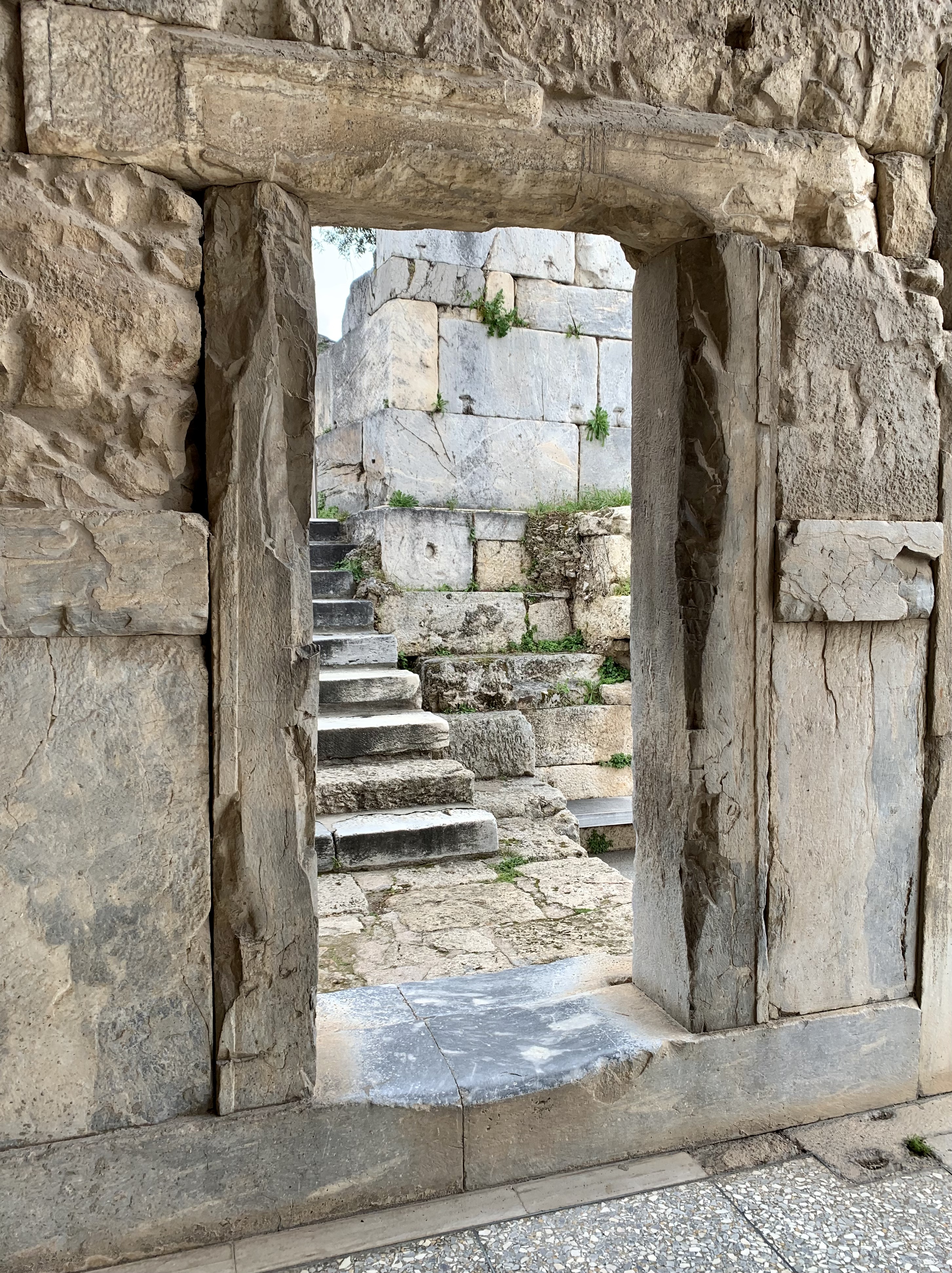 Doorway Stairs Athens Greece