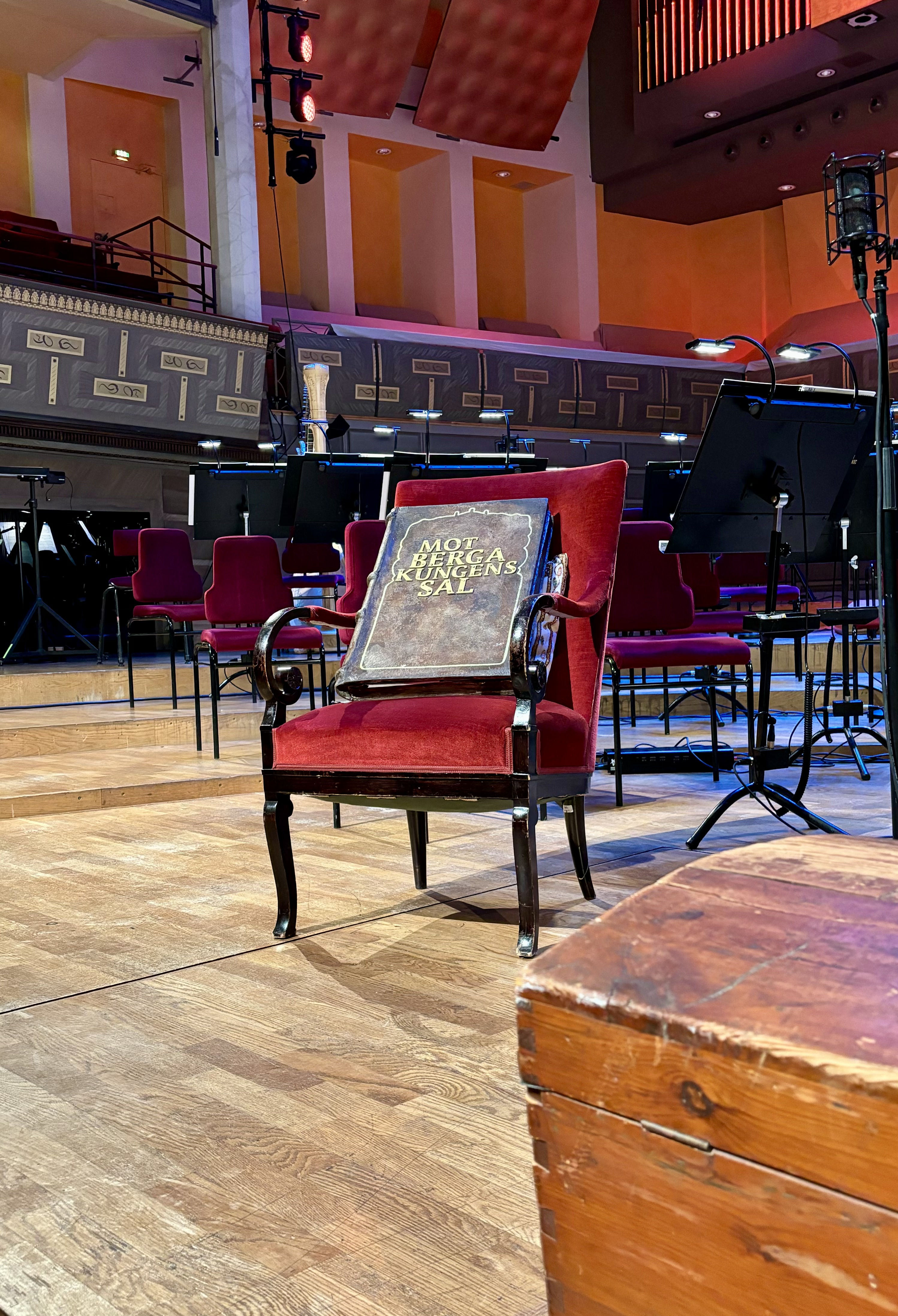 Mot Bergakungens Sal Koncerthuset Concert Hall Stockholm