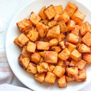 Roasted Sweet Potatoes in Air Fryer