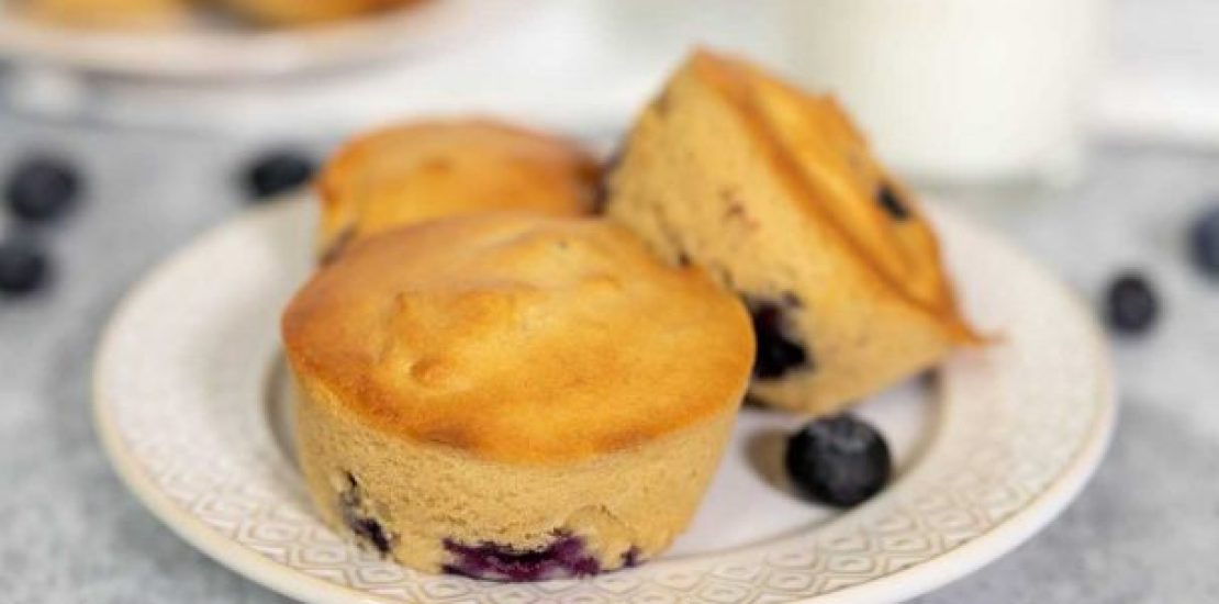 AIR FRYER BLUEBERRY MUFFINS