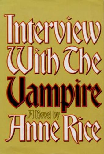 1st edition book cover: Interview with the Vampire