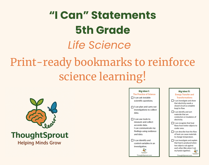 Life Science Bookmark Set (Big Ideas 14-17)