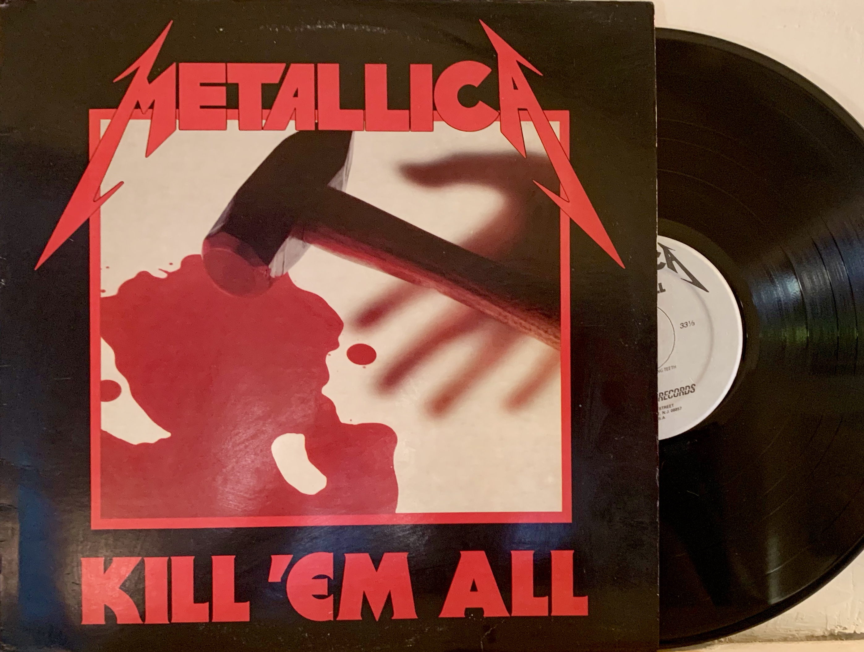 Metallica ‎– Ride The Lightning LP 1984 1st Press Megaforce Records MRI 769  - Thrash Metal IQ