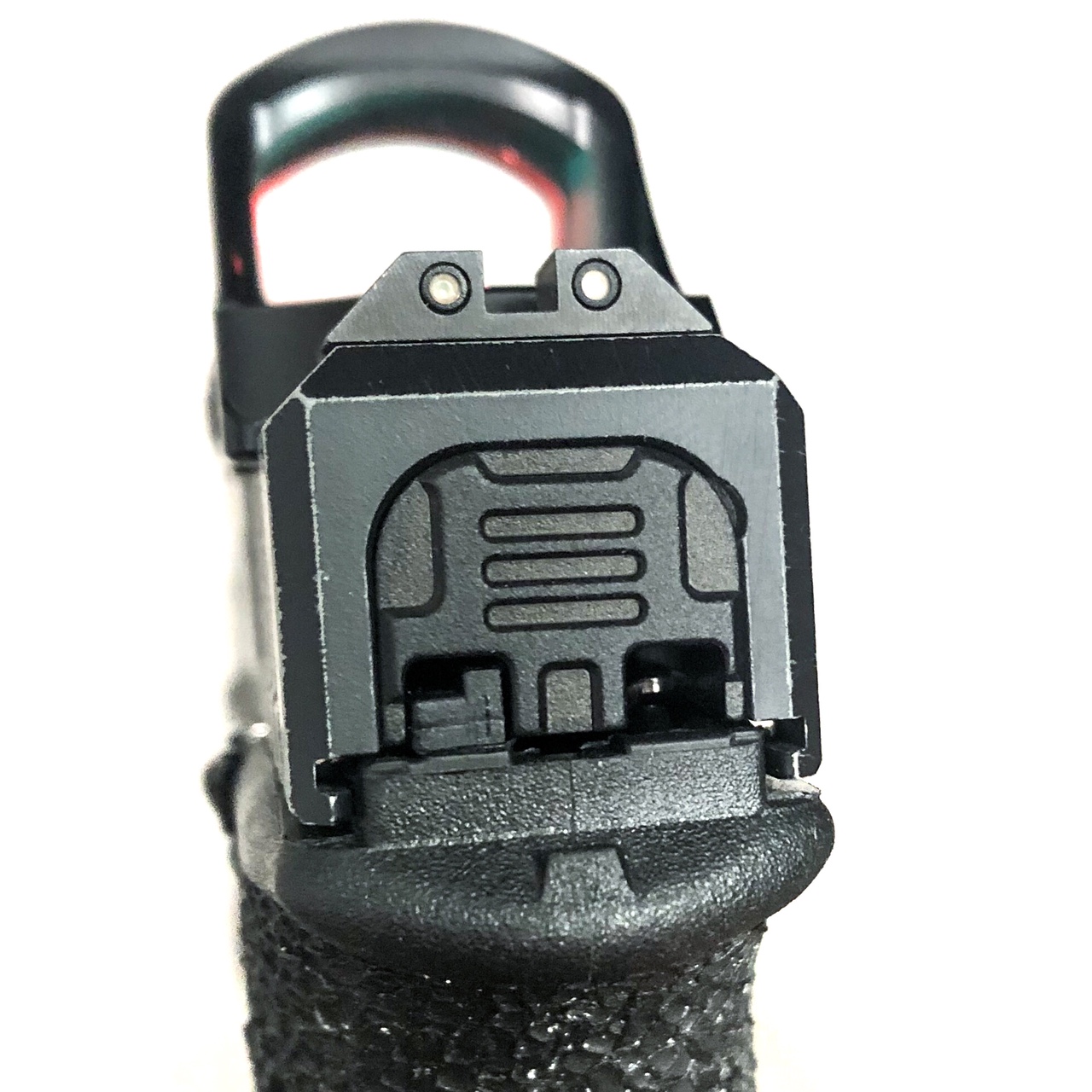Etched Ordnance Titanium Glock Back Plate – Anime Leaf A. Ver.3 Design, Fits Gen 1-5
