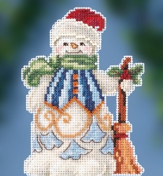 Clean Sweep Snowman by Mill Hill