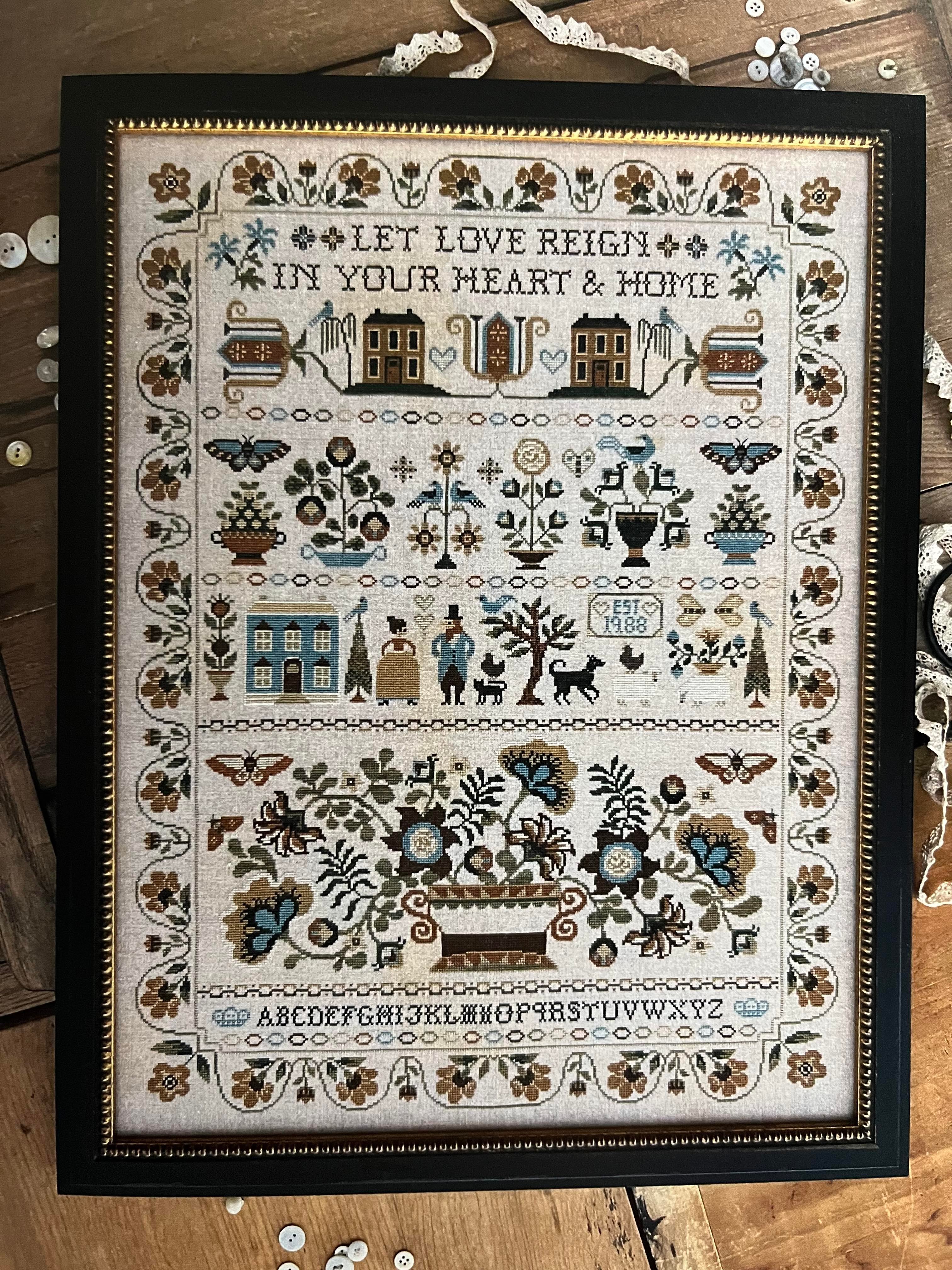 Let Love Reign by Teresa Kogut's Creative Whims – Threaded Needle