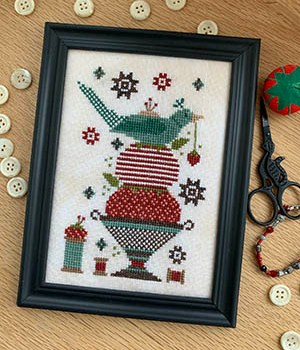 Threads of Time Sewing Bird by Stitches by Ethel