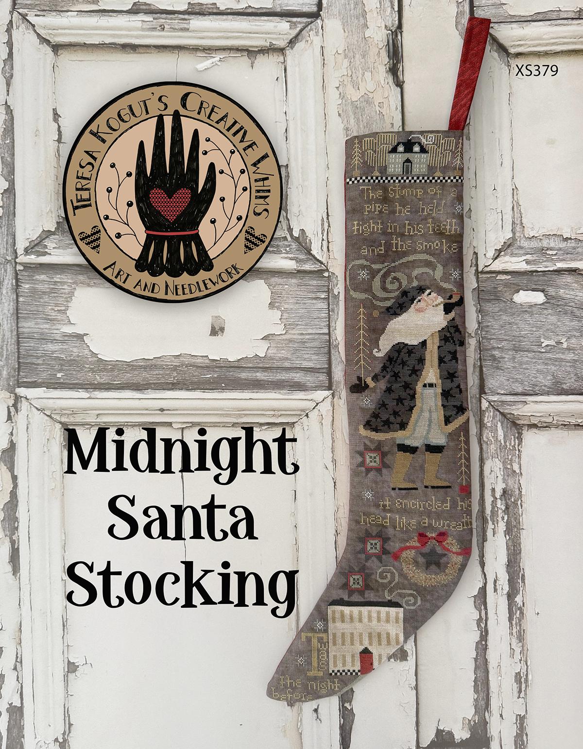 Midnight Santa Stocking by Teresa Kogut's Creative Whims