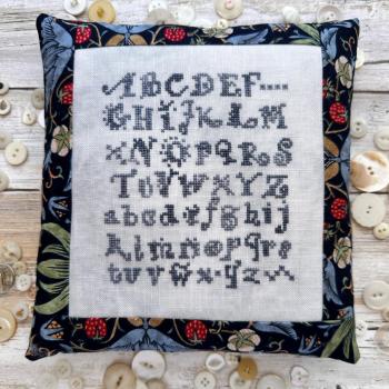 NEEDLEWORK MARKETPLACE Blue Alphabet by Lucy Beam