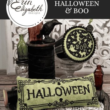 NEEDLEWORK MARKETPLACE Halloween & Boo by Erin Elizabeth Designs