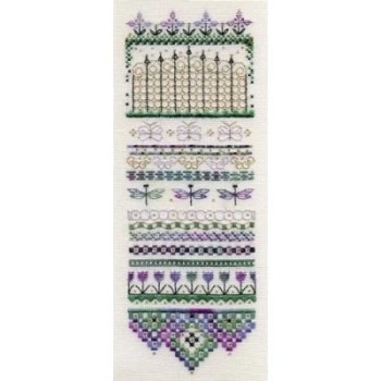 Summer's Garden Gate Sampler by Dinky Dyes