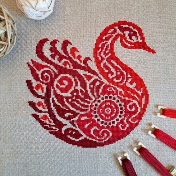 NEEDLEWORK MARKETPLACE: Swan by Artmishka