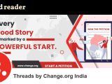 Change Org India S Threads Thread Reader App