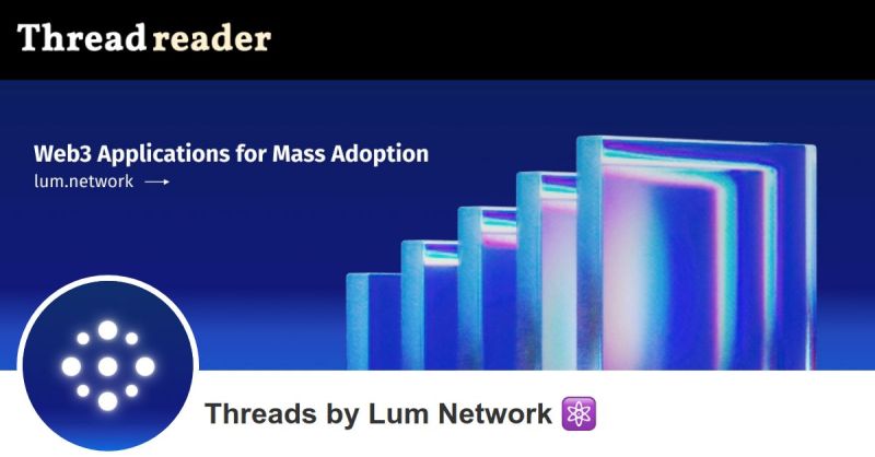 Lum Network S Threads Thread Reader App - Perfect Geometric Art - Desktop