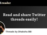 S Threads Thread Reader App