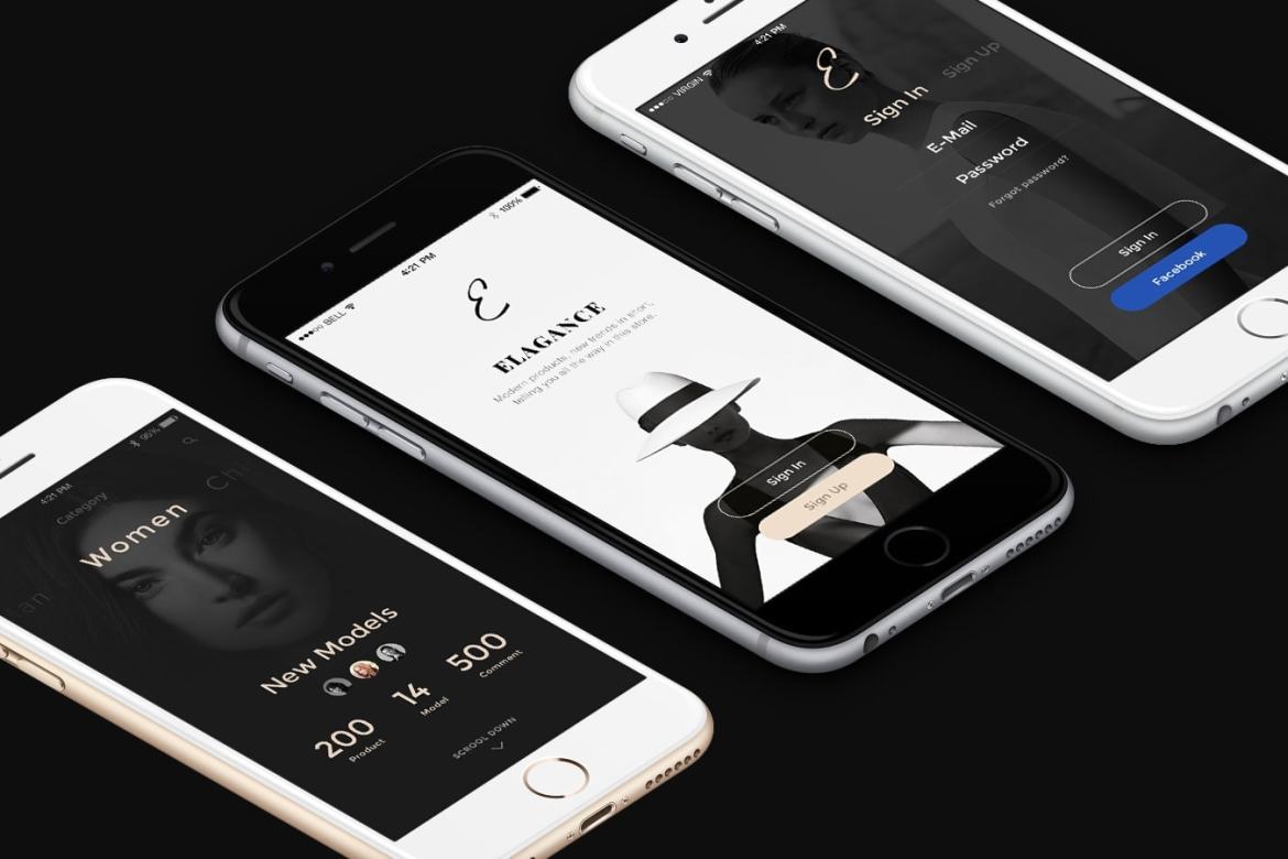 Elegance iOS UI Kit