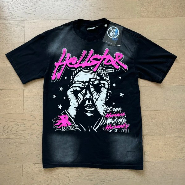Hellstar Humans Black Oversized Tee