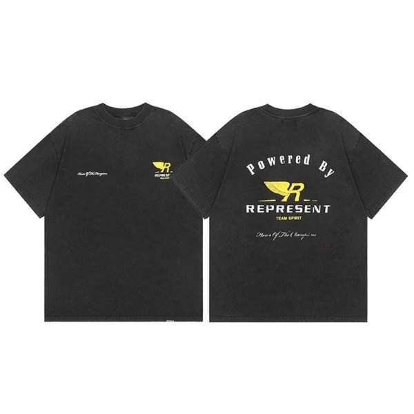 Represent Heart Of The Champions Graphic Washed Oversized Tee