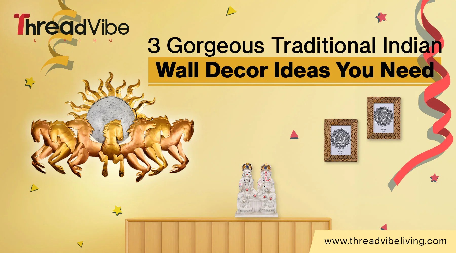 Traditional indian wall decor ideas