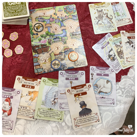 Cantankerous Cats card game at CatCon 2019