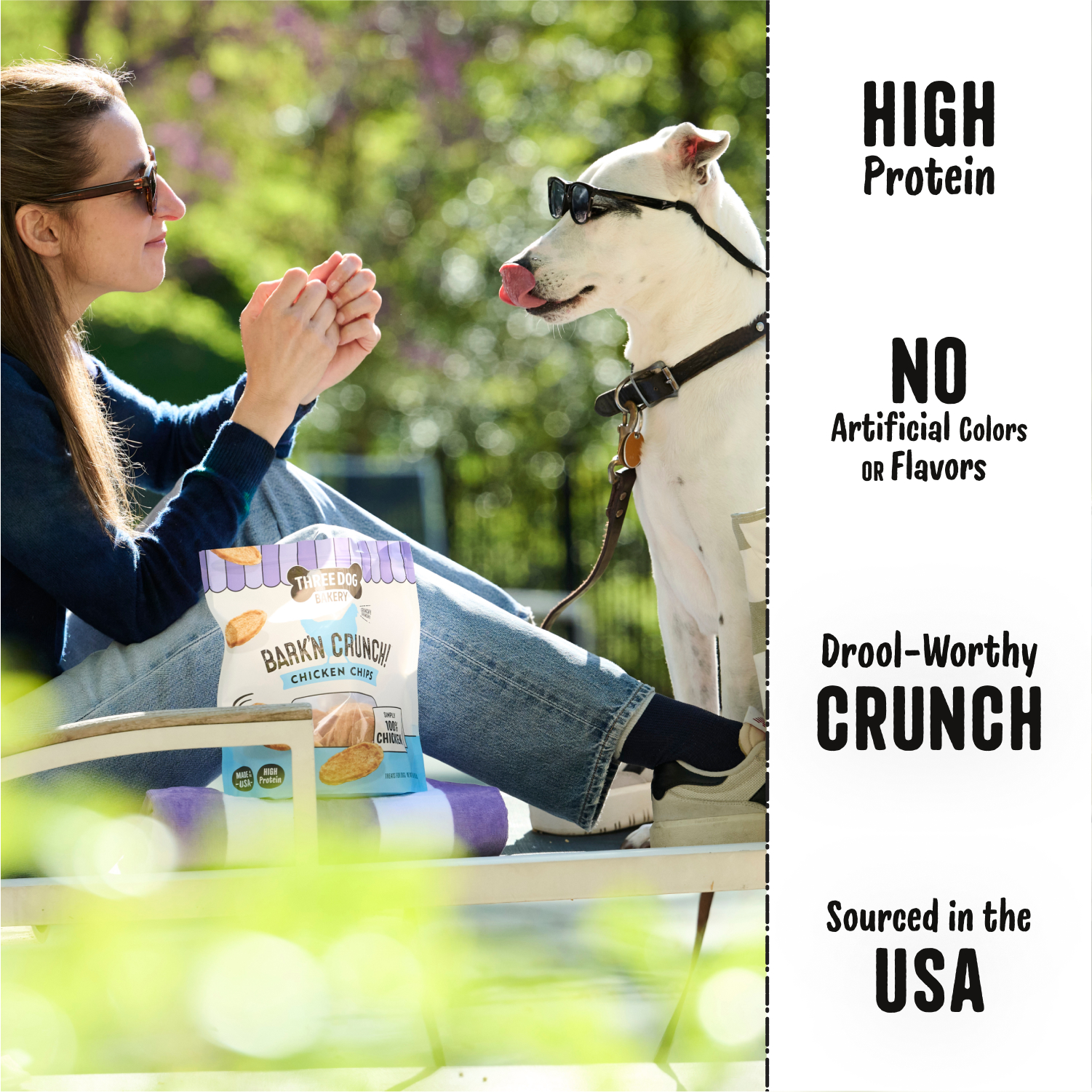 Bark'n Crunch!™ Original Chicken Chips, 15oz - Three Dog Bakery