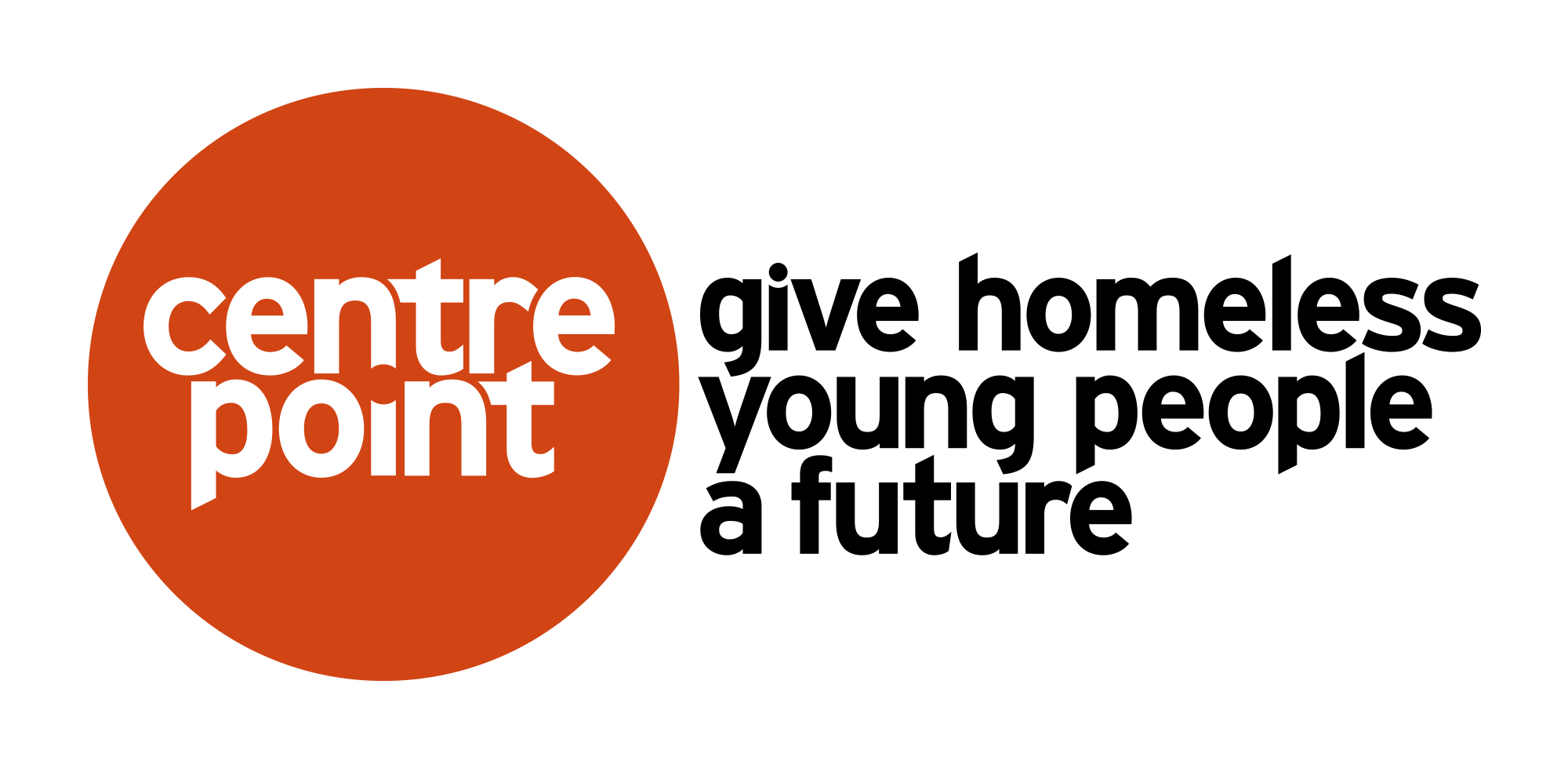 A logo for the youth homeless charity Centre Point.