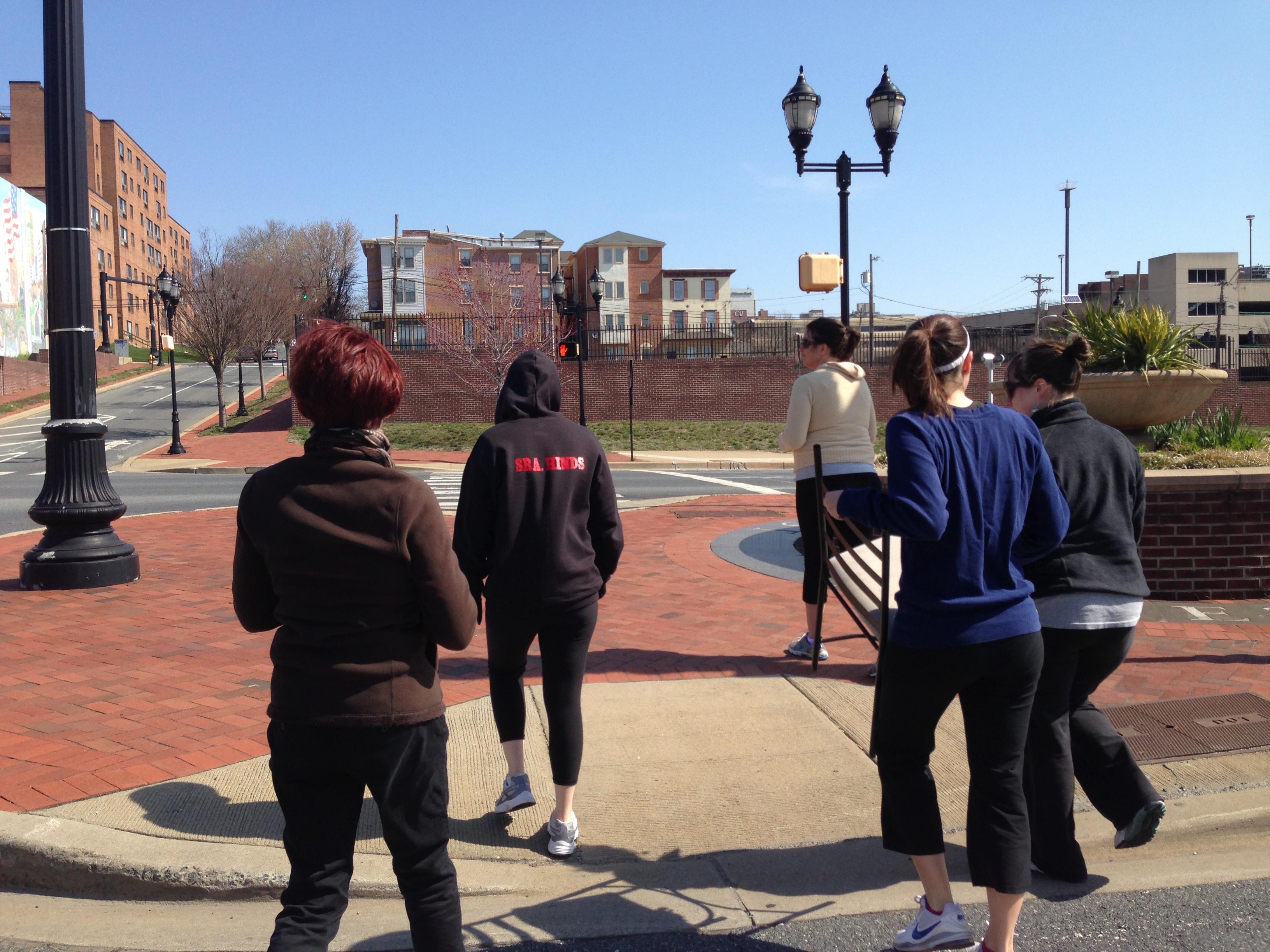 Crossing MLK Blvd., a pedestrian impediment