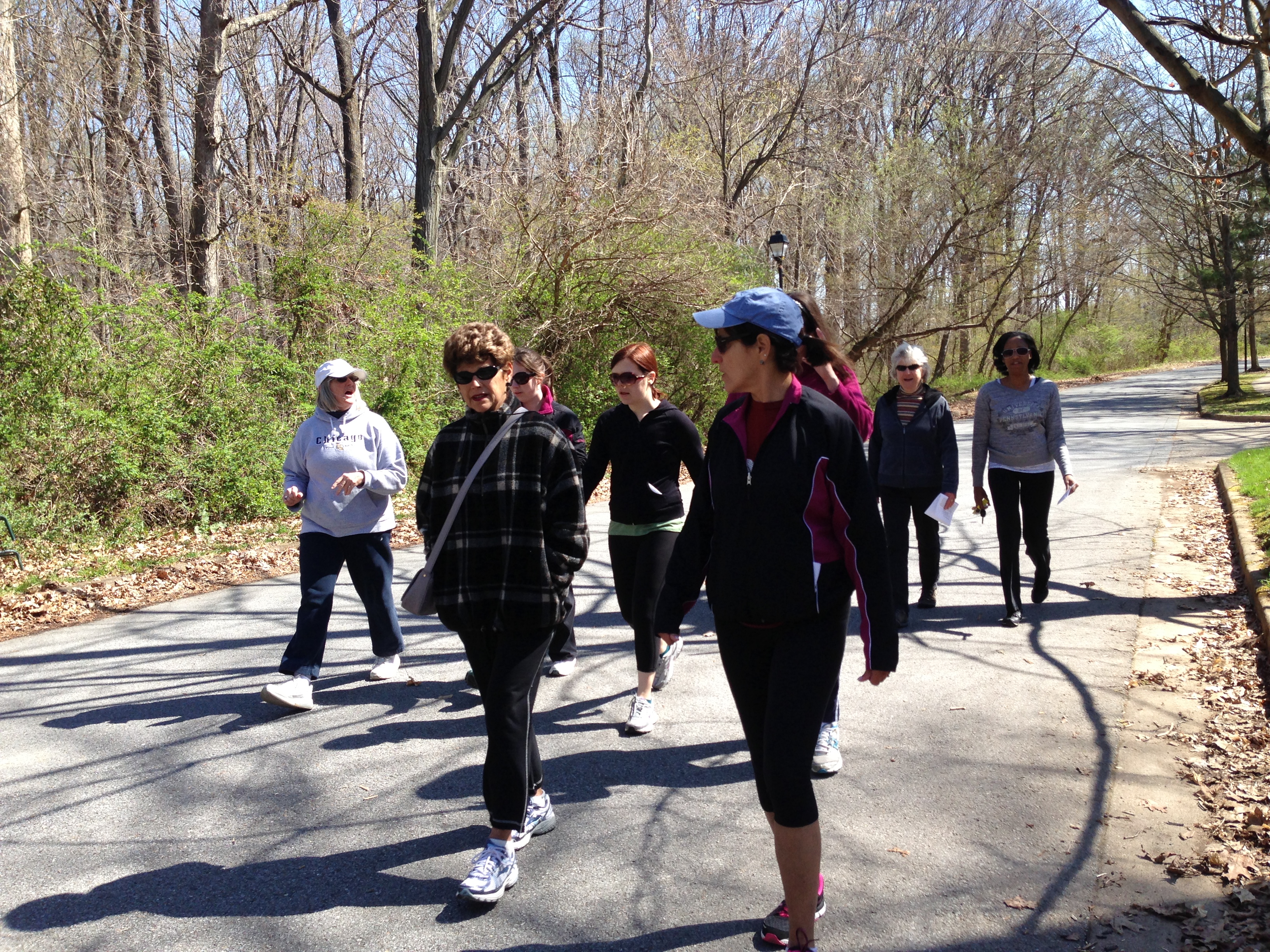 Road bordering Brandywine Creek Park