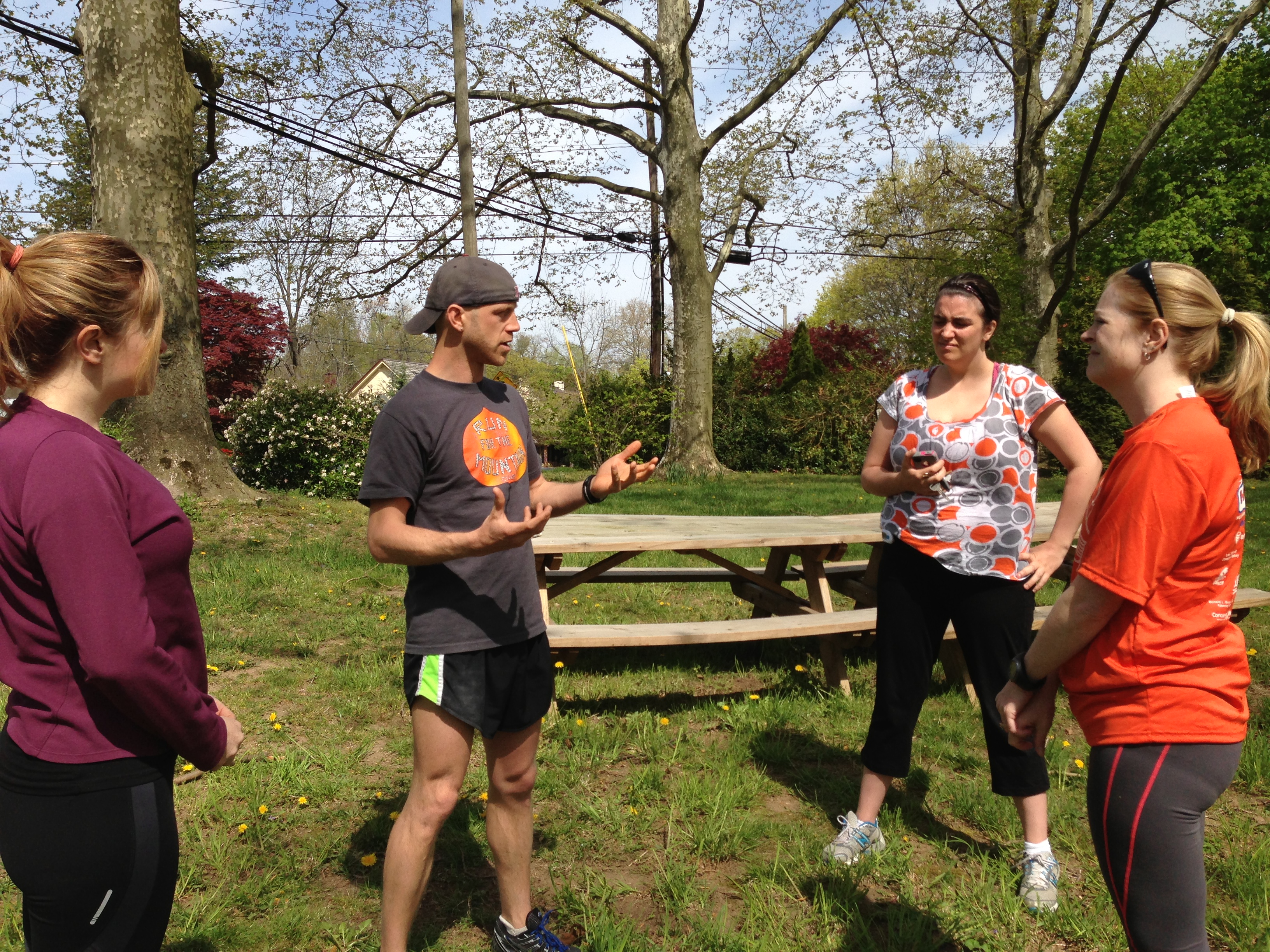 Zach discusses the route