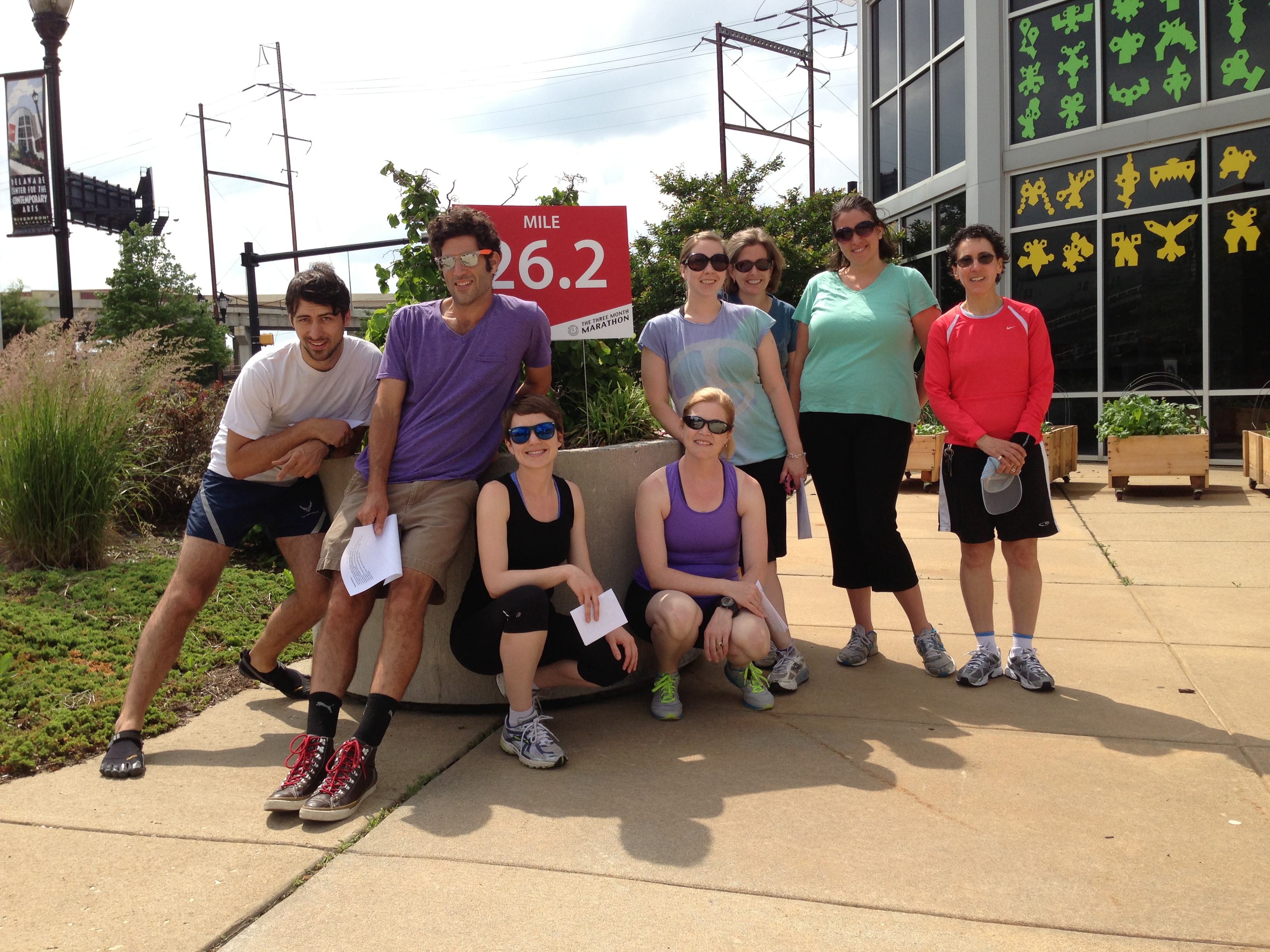 Run #8 group