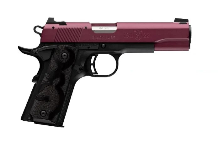 Browning 1911-22 BK LBL 22LR 4.2″ CHRY# BLACK LABEL BLACK CHERRY