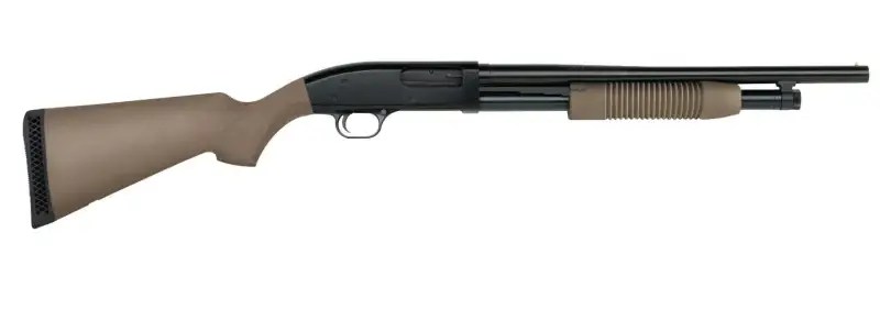 Mossberg MAVERICK 88 PUMP 12/18.5 FDE 88 SECURITY | CYLINDER BORE