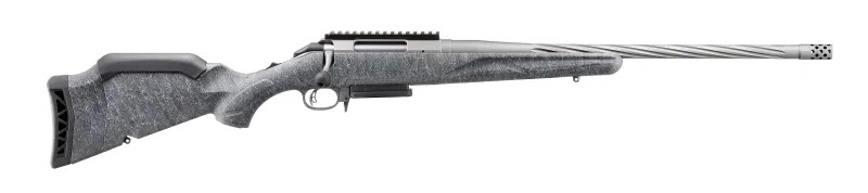 Ruger AMERICAN GEN2 6.5CR GRAY 20″ 46901 | GRAY SPLATTER STOCK