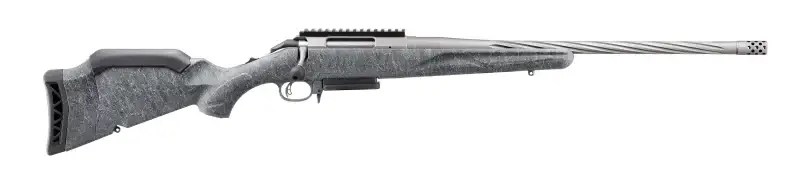 Ruger AMERICAN GEN2 300WIN GRAY 20″ 46915 | GRAY SPLATTER STOCK