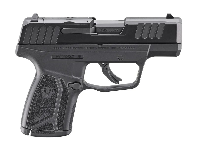 Ruger MAX-9 9MM BLK/BLK 12+1 SFTY 3514 MANUAL SAFETY